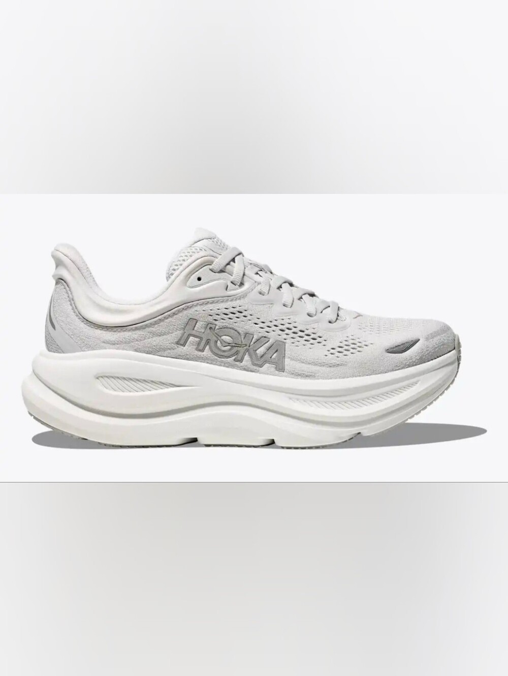 Hoka Bondi 9 Women's  Stardust/Silver Size 8.5D